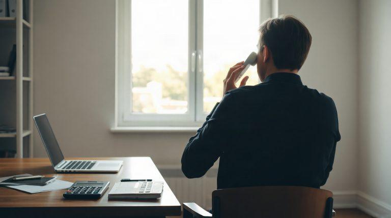 Joindre Pacifica assurance auto par mail : numéros et procédure 2026 Conseiller en assurance au téléphone dans un bureau