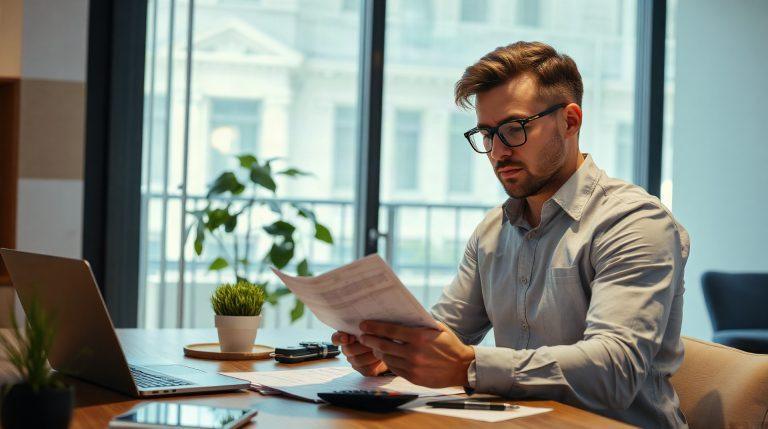 Artisan consultant ses fiches de paie